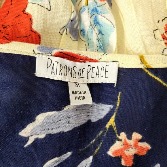Patrons of Peace Boho Floral Peasant Dress Size Medium - Picture 3 of 5